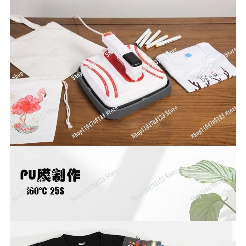 Factory direct sales of multi-functional small heat transfer machine clothes T-shirt printing ironing machine