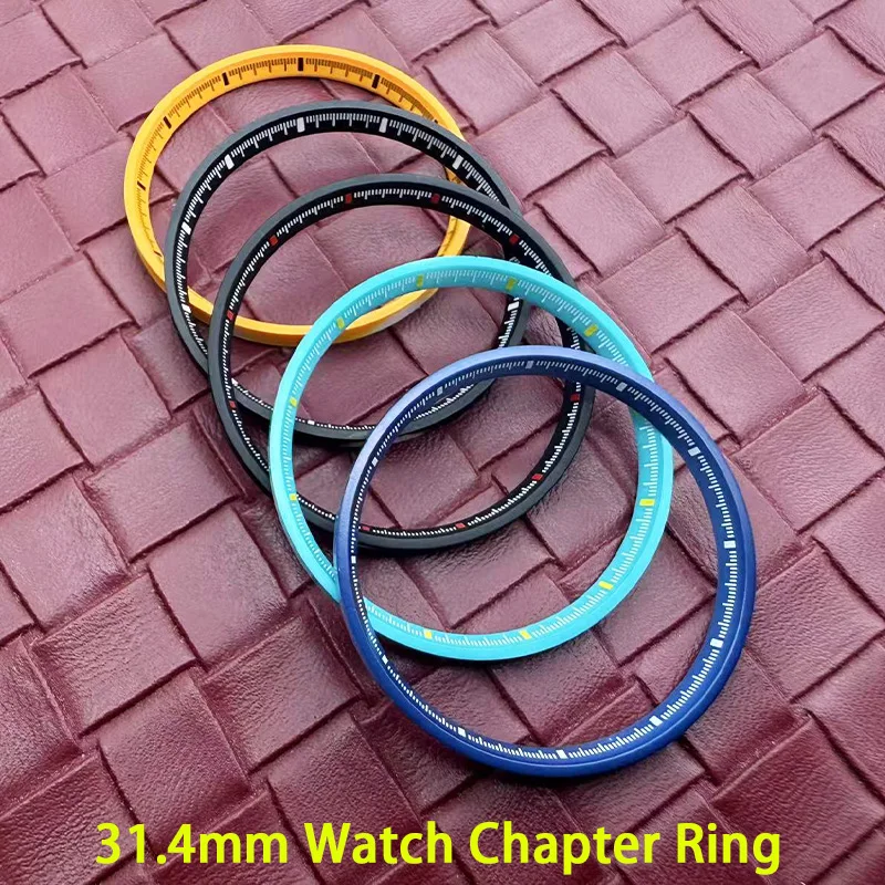 

31.4mm*27.7mm Plastics Watch Chapter Ring Fit SKX6105 6309 SKX007 SRPD53 PROSPEX Series Fit NH35 NH36 Movement Watch Refit parts
