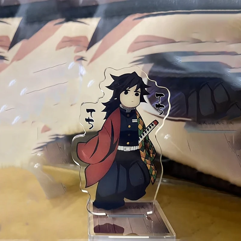 ฟิกเกอร์อะคริลิคตั้งโต๊ะ คามาโดะ ทันจิโร่ จากอนิเมะดาบพิฆาตอสูร พร้อมฐานตั้ง โมเดล โทมิโอกะ กิยู ของตกแต่งโต๊ะทำงาน รถยนต์ ป้ายตั้งโชว์ ของขวัญ