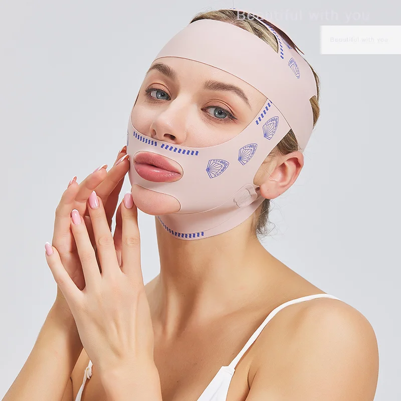 Women Chin Cheek Face Slimming Bandage Lift Up Belt Bilayer V Line Face Shaper Facial Anti Wrinkle Strap Skin Care Beauty Tools