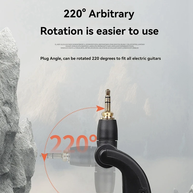 Wireless Guitar System Audio Digital Guitar Transmitter Receiver Built-In Rechargeable Battery For Electric Guitar Bass - Image 2