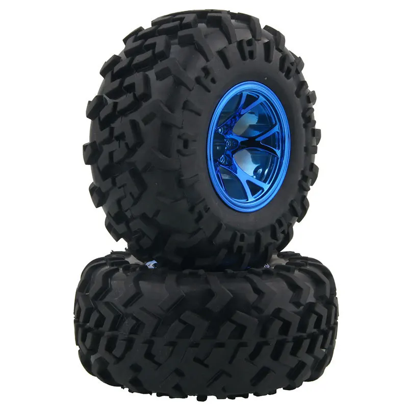 Austar 1/10 Stunt‑Crawler RC Monster Truck Tires, 4Pcs Set, Essential Tire Accessories for HSP Drift RC Toy Cars & Robot Models