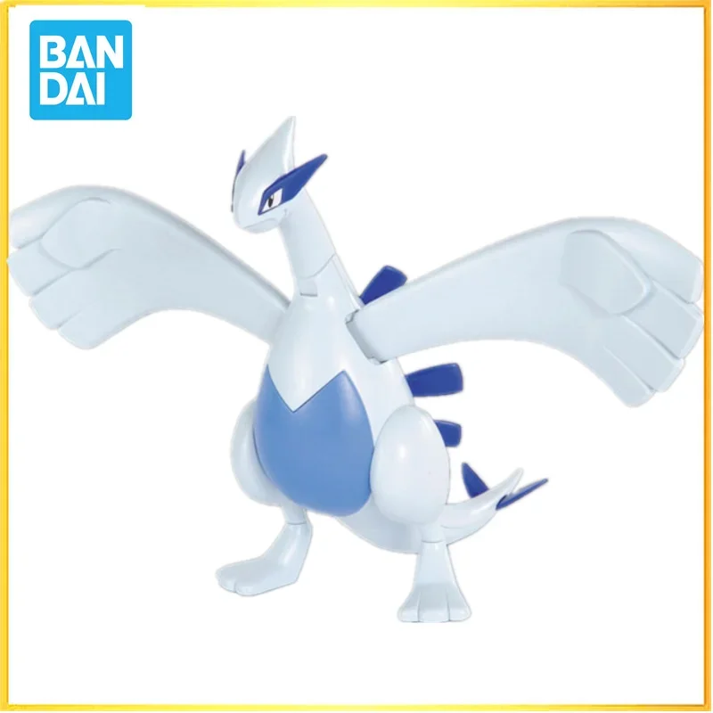 In stock Bandai Pokemon Figures Lugia Anime Figure Genuine Assembly Model Ornaments Action Toy Figure Toys children's gift