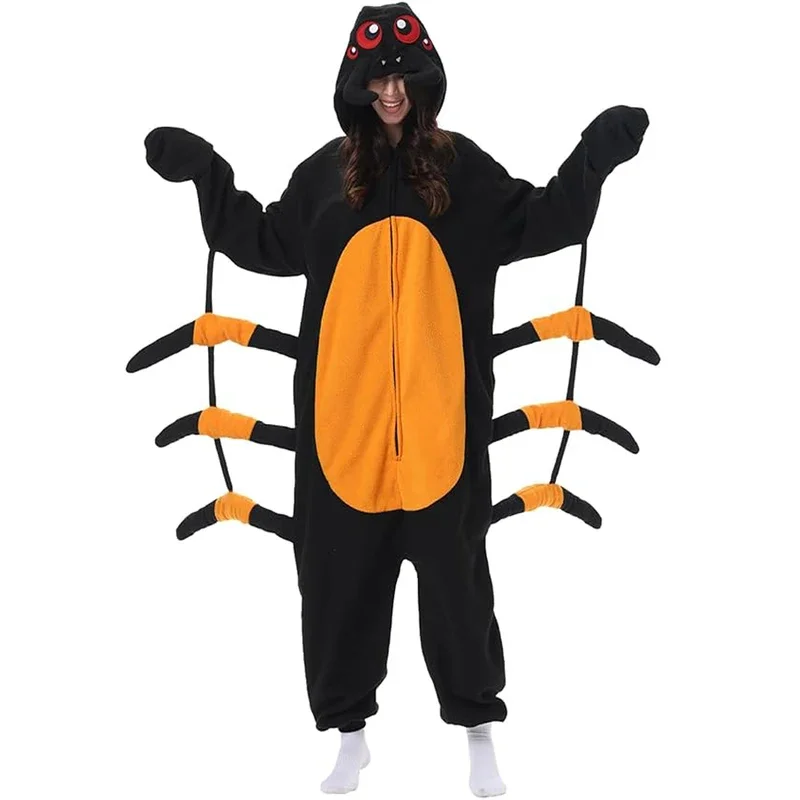 Onesishow animal Kigurumi pyjamas Halloween onesie adult kids cartoon spider pajama cosplay party women men homewear