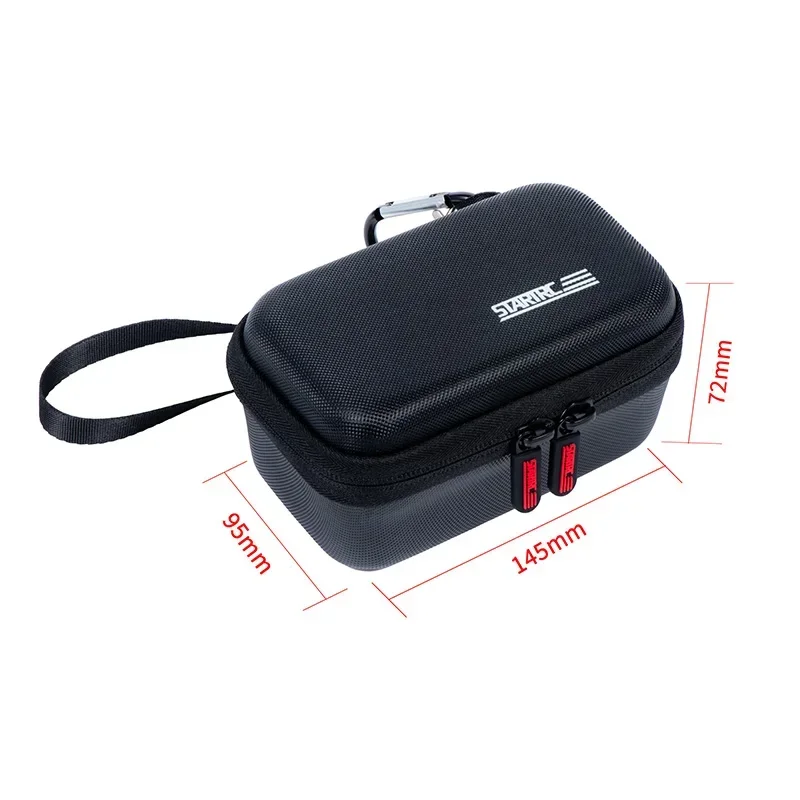 Bolsa de almacenamiento de accesorios para micrófono inalámbrico DJI MIC 2, caja impermeable de PU, Estuche de transporte de viaje portátil con cuerda de mano