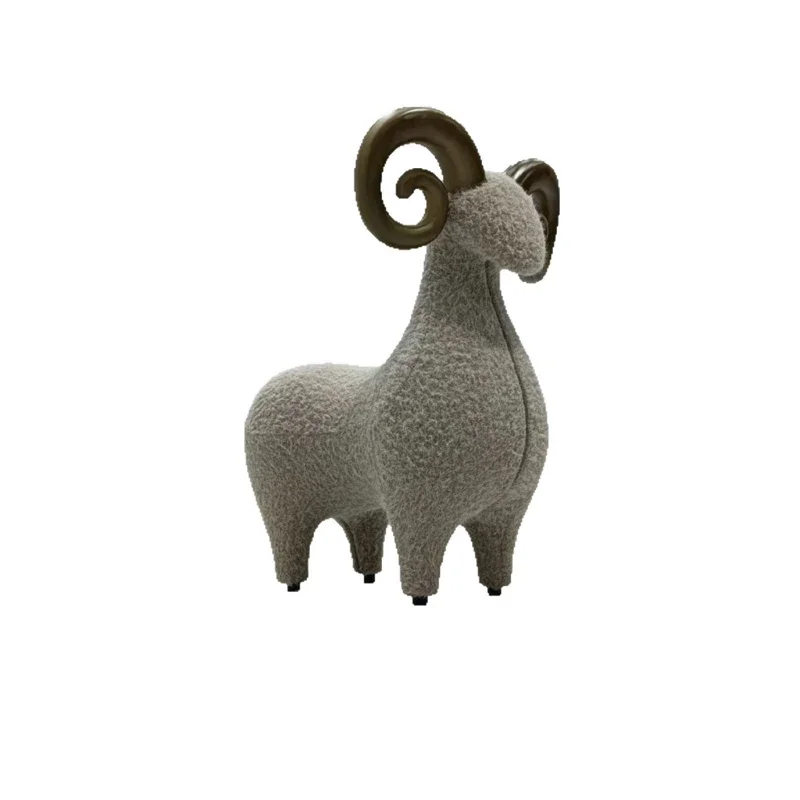 

Leisure Chair Animal Animal Modeling Chair Creative Personality Goat Chair Living Room Leisure