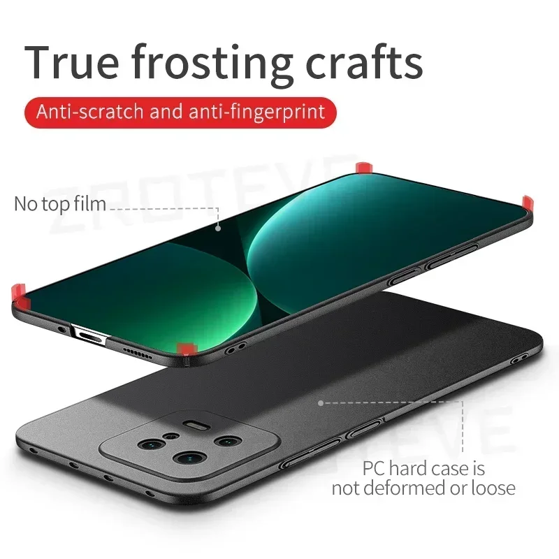 For Xiaomi13T Case ZROTEVE Ultra Thin Hard PC Matte Cover For Xiaomi 13T Mi 13 Lite Xiomi Mi13 T Mi13T Pro 5G Global Phone Cases