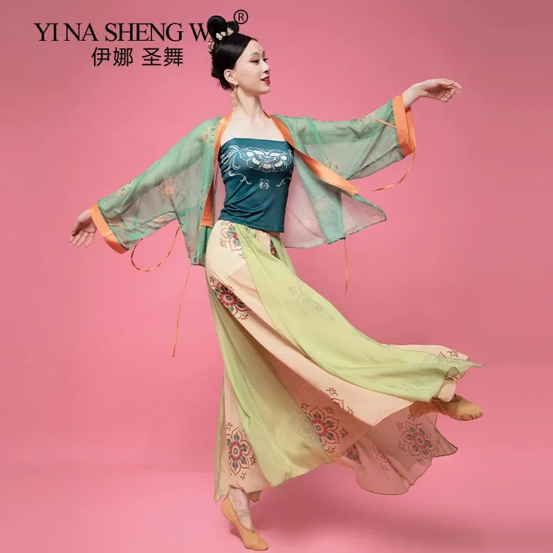 costume-de-danse-classique-3-pieces-gilet-d'ete-manteau-de-danse-jupe-longue-costume-de-performance-professionnelle-vetements-d'entrainement-nouveau