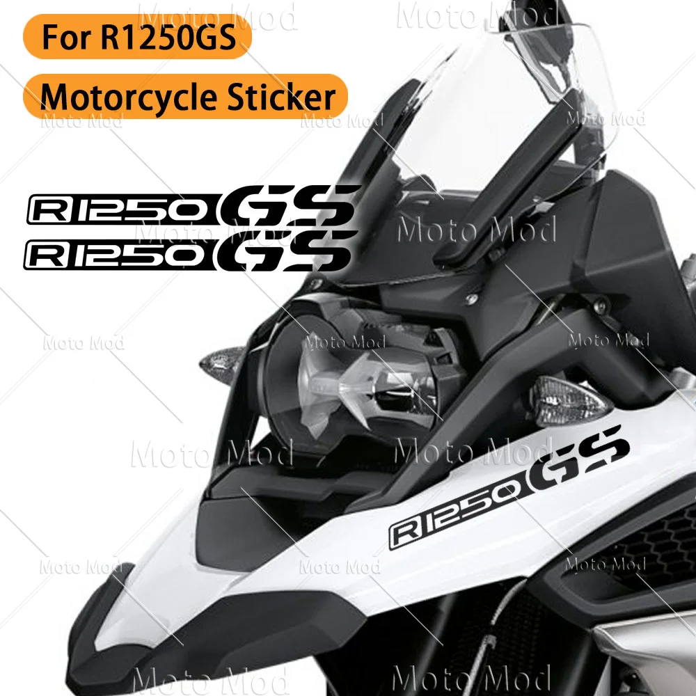Motorcycle Stickers Waterproof Front Fairing Decal Accessories For R1250GS R1250 GSA 1250GS Adventure ADV