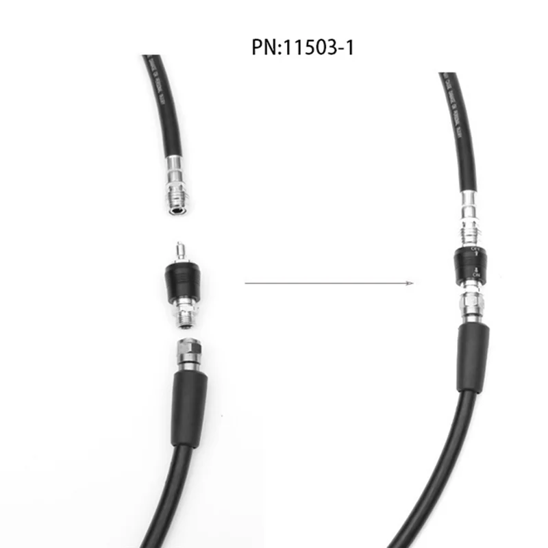 Adaptador regulador de mergulho b17cb, conector de rosca 9/16 com interruptor liga/desliga, válvula bcd, substituição de pressão média, estilo c