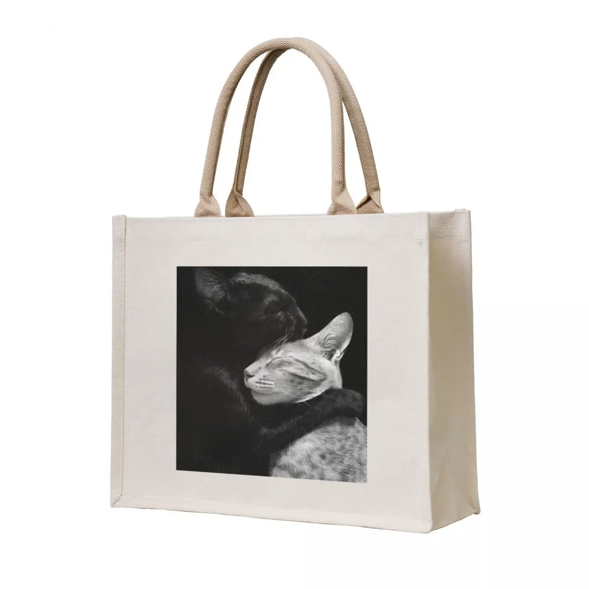 

Cats Feline Couple Hugging Love Tote Bag Big bag women Women's bag Beach