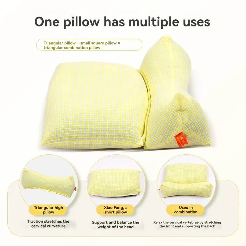 

ABMK Herbal Heat Therapy Neck Pillow - Ai Cao Moxibustion Cushion For Neck Support And Pain Relief