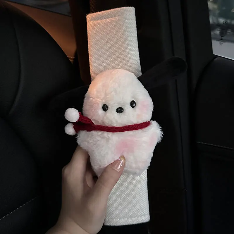 Sanrio Pochacco Cute Car Seat Belt Cover Kawaii Puppy Auto Seat Belt Shoulder Pad Decoration Couple Car Interior Accessories