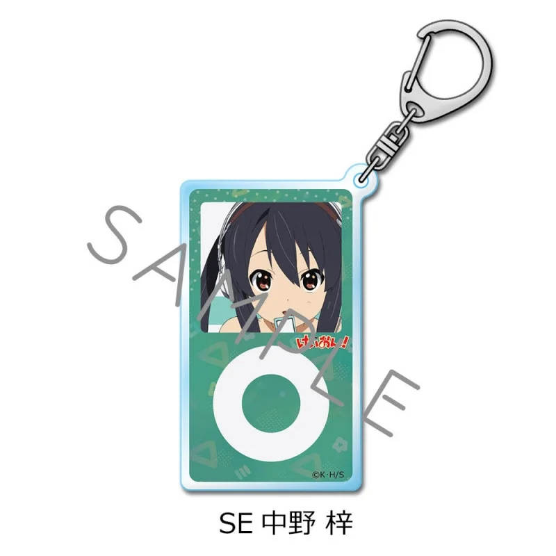 6CM Аниме K-On! Акриловые брелоки с подвесками Yui Hirasawa/Mio Akiyama украшения для сумок подарки персонажами мультфильмов друзей