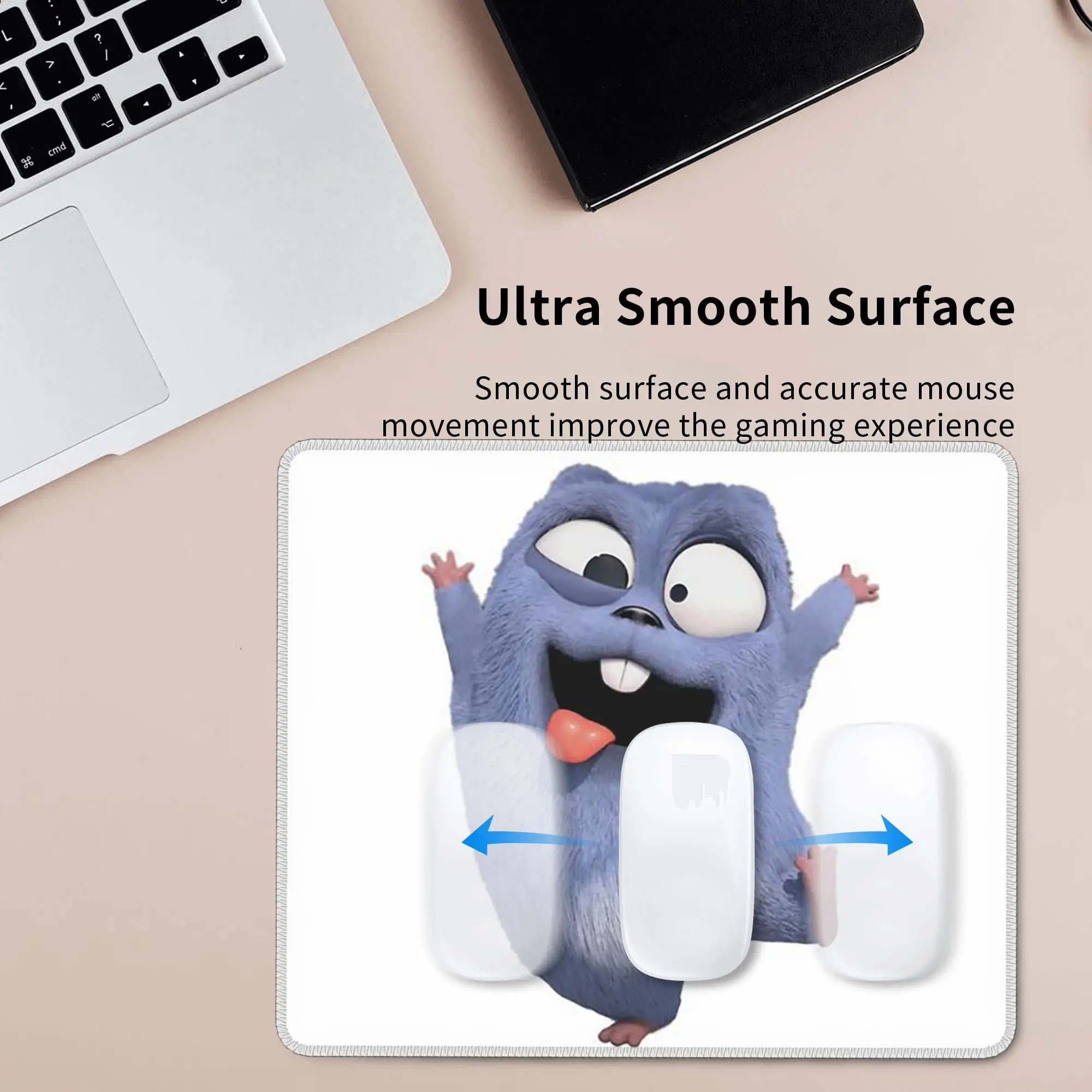 Happy Lemmings Tabodi And Grizzy Mouse Pad Computer Keyboard Mouse Mat Gamer PC Laptop Desk Mat Office Accessories Table Mats