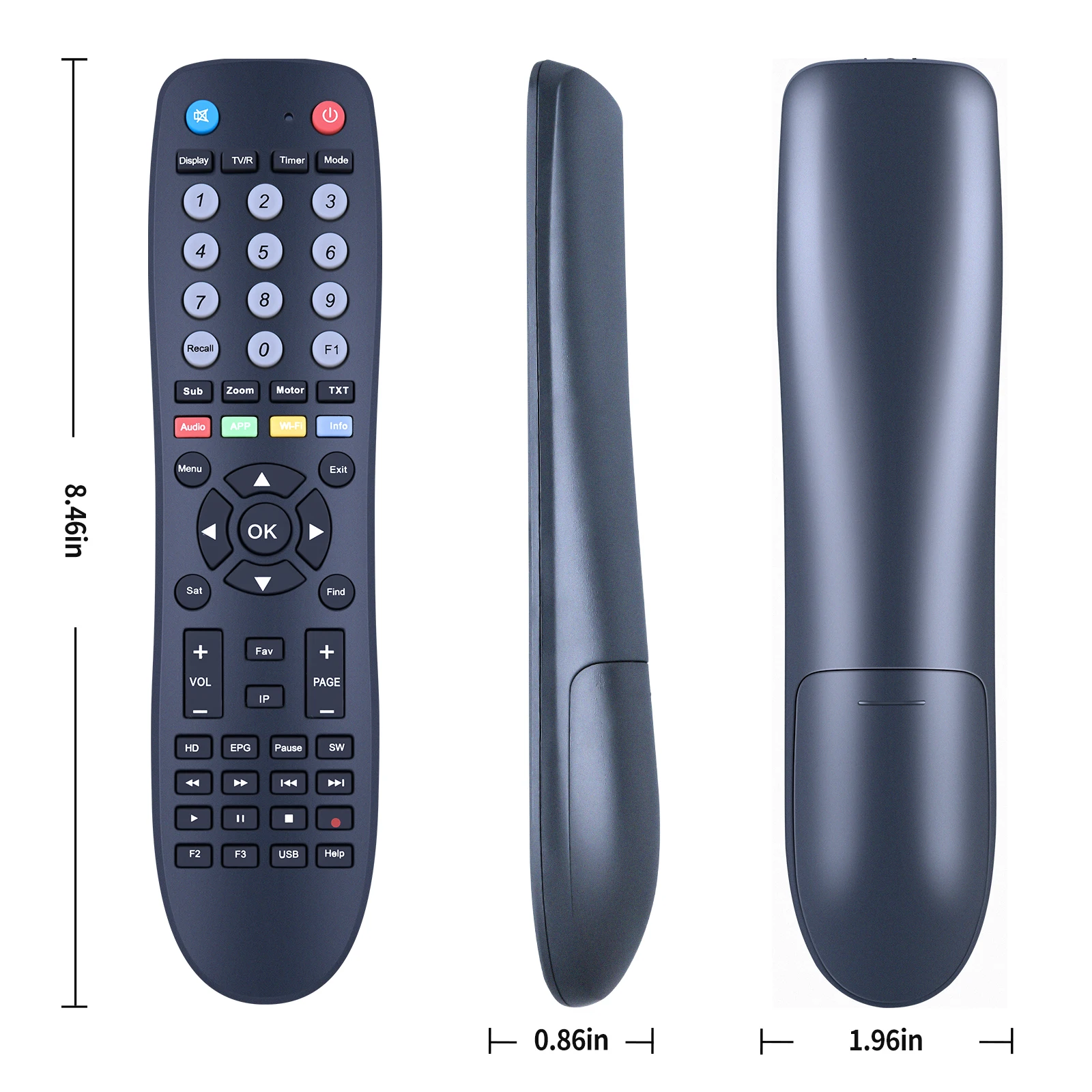 New Remote Control for Azamerica ST3 HD TV KINGSTAR KS-7060