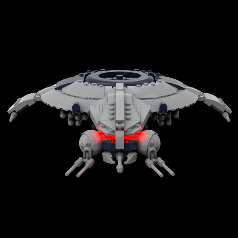 

411PCS MOC Heavy Missile Platform Droid Gunship Building Blocks Star Batter Inspired Aerial Fortress DIY Educational Display