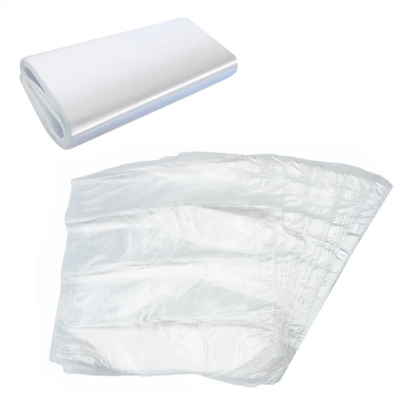 100 Stück POF-Schrumpfbeutel, durchsichtige Tasche, Kunststoff, Kosmetik, Schrumpfbeutel, Folie von flachem DIY-Verpackungsseife, Badekerze – Detail 2