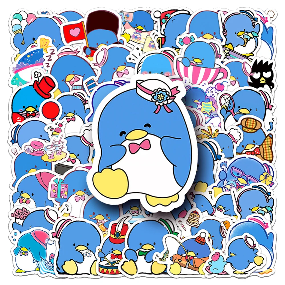 10/30/50pcs Cute TuxedoSam Stickers Sanrio Anime Graffiti Decals DIY Phone Skateboard Notebook Kawaii Cartoon Decal for Kids Toy