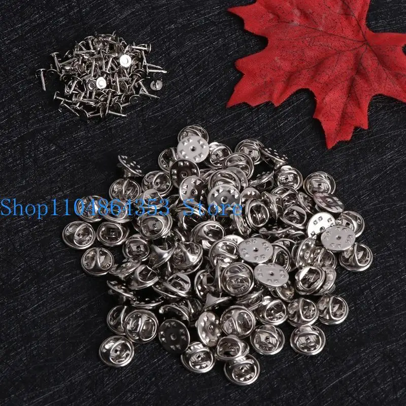 652F Practical 100x/Set for Butterfly Locking Pin Backs Replacement Tie Tack Clutch P