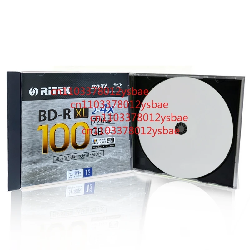 블루레이 디스크 BD-R XL 100GB 3겹 블루레이 BDXL DVD BDR 100g 4X 1개