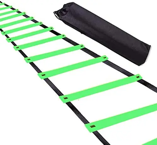 

7 Meters 13 Rungs Agility Ladder Training Ladder for Soccer Basketball Trainers Feet Training Equipment With 1 Carry Bag 4 Nails