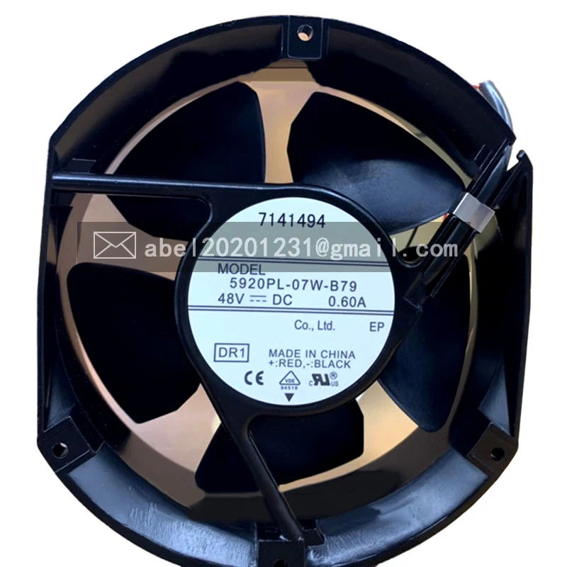 BRAND NEW ORIGINAL 5920PL-07W-B79 48V DC COOLING FAN 172*150*51 MM 17251