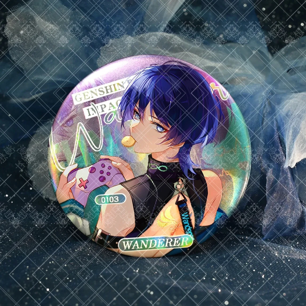 Genshin Impact Sanskrit косплей окружающий оригинальный Tongren аниме Millet Wanderer двойной блеск Bajili брендовая цветная бумага