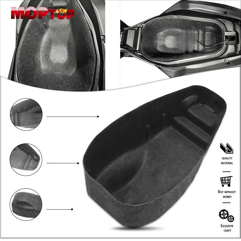 For YAMAHA NVX155 NVX 155 23-24High Quality Motorcycle Part Storage Box Liner Luggage Tank Cover Seat Bucket Pad Protector Guard