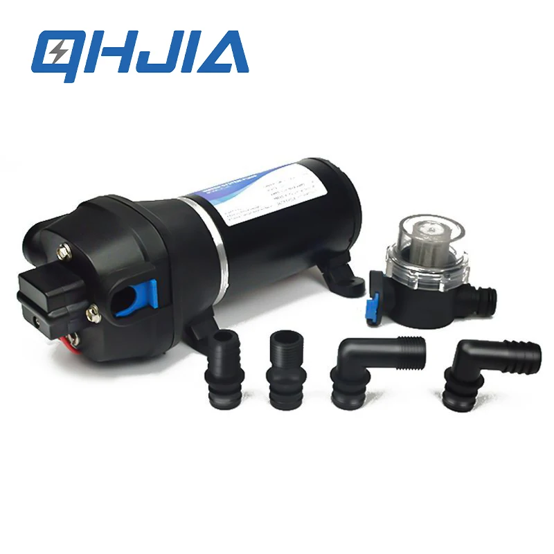 

mini water pump 12v/24v pump High Pressure Water Pump Electric Vacuum Self-priming Pump RV Diaphragm Spray Road Roller FL-40/44