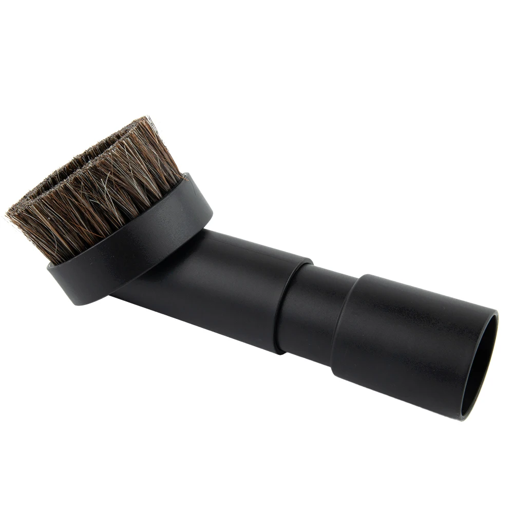 

Brush Head Round Brush For Vacuum Cleaners With An Inner Diameter Of 32mm-35mm Adapter Black Round Brush Soft Bristles 1 Set