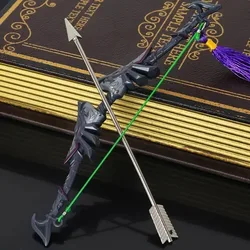 18cm The Hyrule Fantasy Royal Guard's Bow Link Weapon Anime Game Metal Weapon Model Katana Accessories Keychain Crafts Gifts Toy