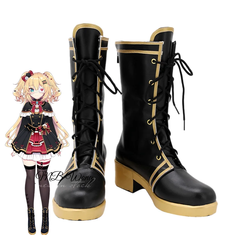 

YouTuber Japanese Virtual VTuber Hololive Akai Haato Anime Cosplay Shoes Boots Halloween Carnival Party Accessories Custom Made