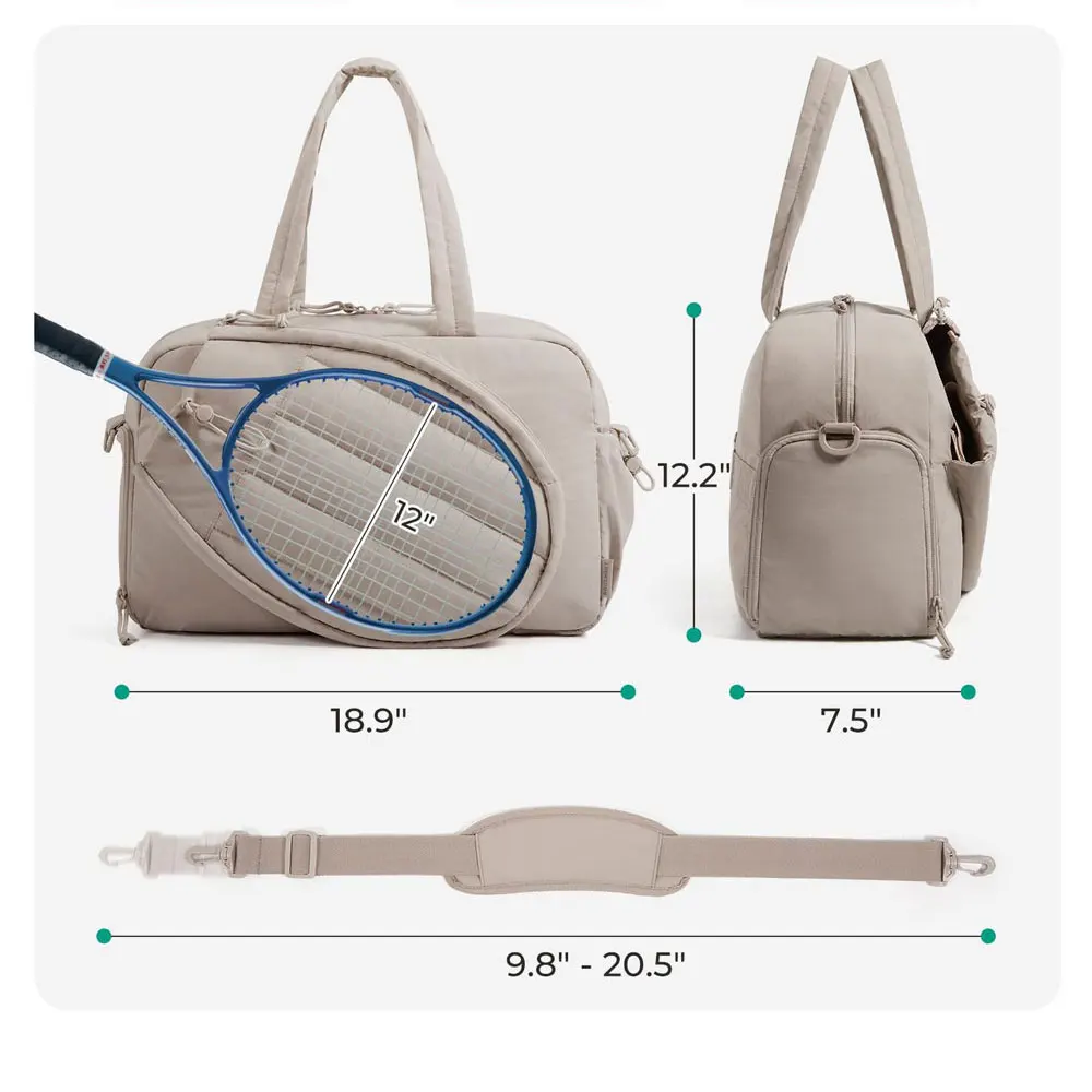 Tennis Badminton Rackets Bag Outdoor Pack Travel Sports Training Shoulder Pickle ball Paddle Handbag Waterproof with Shoes