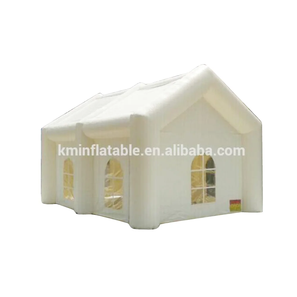 Tenda da sposa gonfiabile bianca da 6m 8m con tendone con copertura gigante per finestre per eventi all'aperto tetto per feste, casa, riparo, chiesa