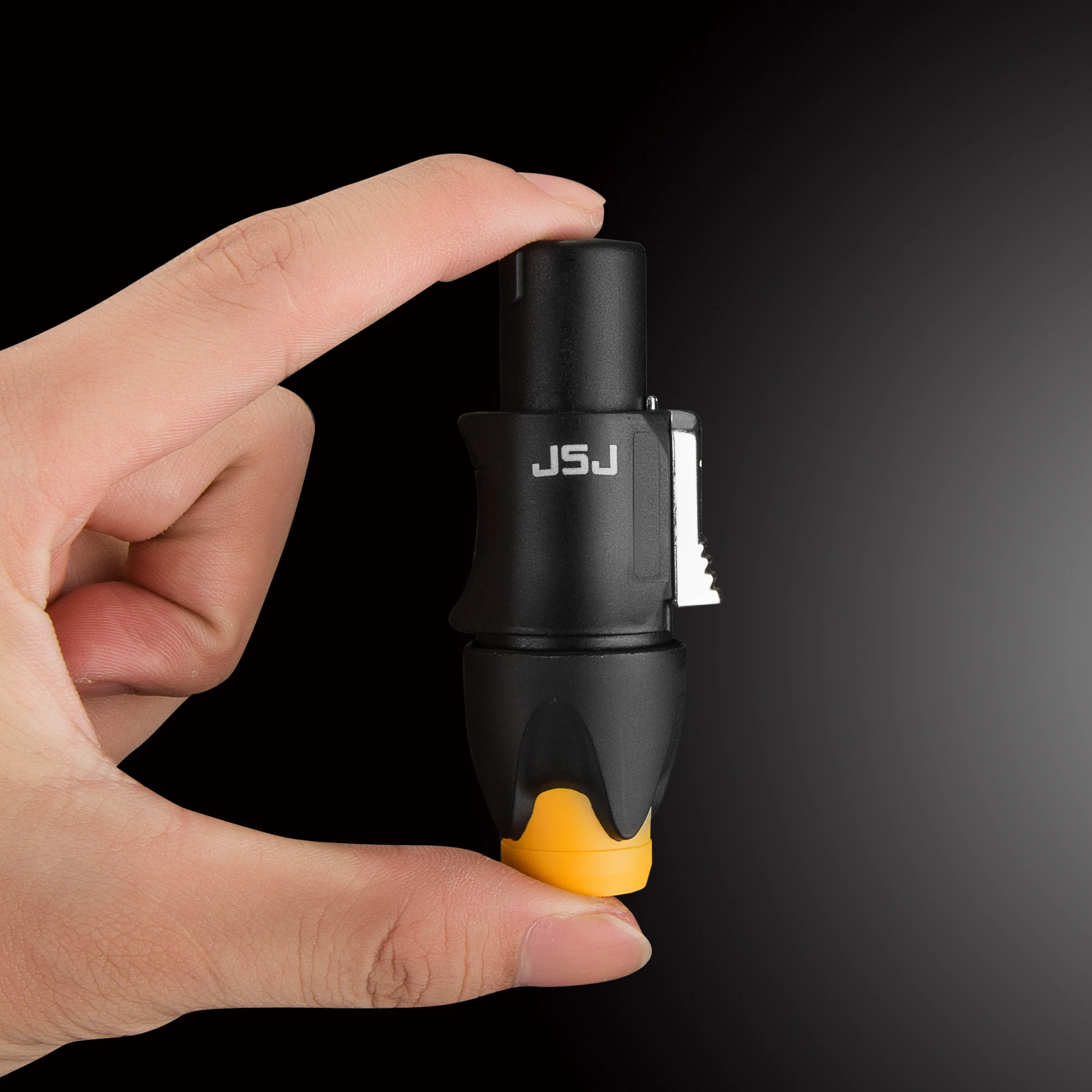 

4-Pin Pure Copper Contact Professional Speakon Connector, Suitable for Speaker and Power Amplifier Audio Systems (Ohm Plug)