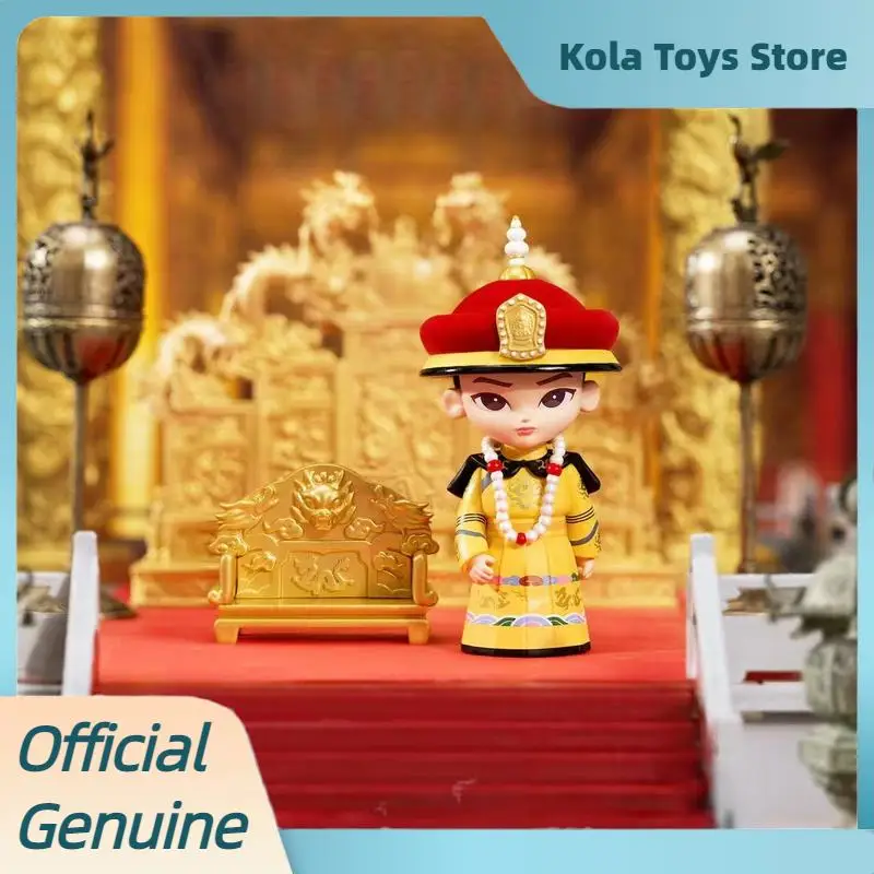 Genuíno lenda de zhen huan v4 série caixa cega chineses estilo estatueta de ação ornamentos brinquedos caixa mistério presente aniversário da menina