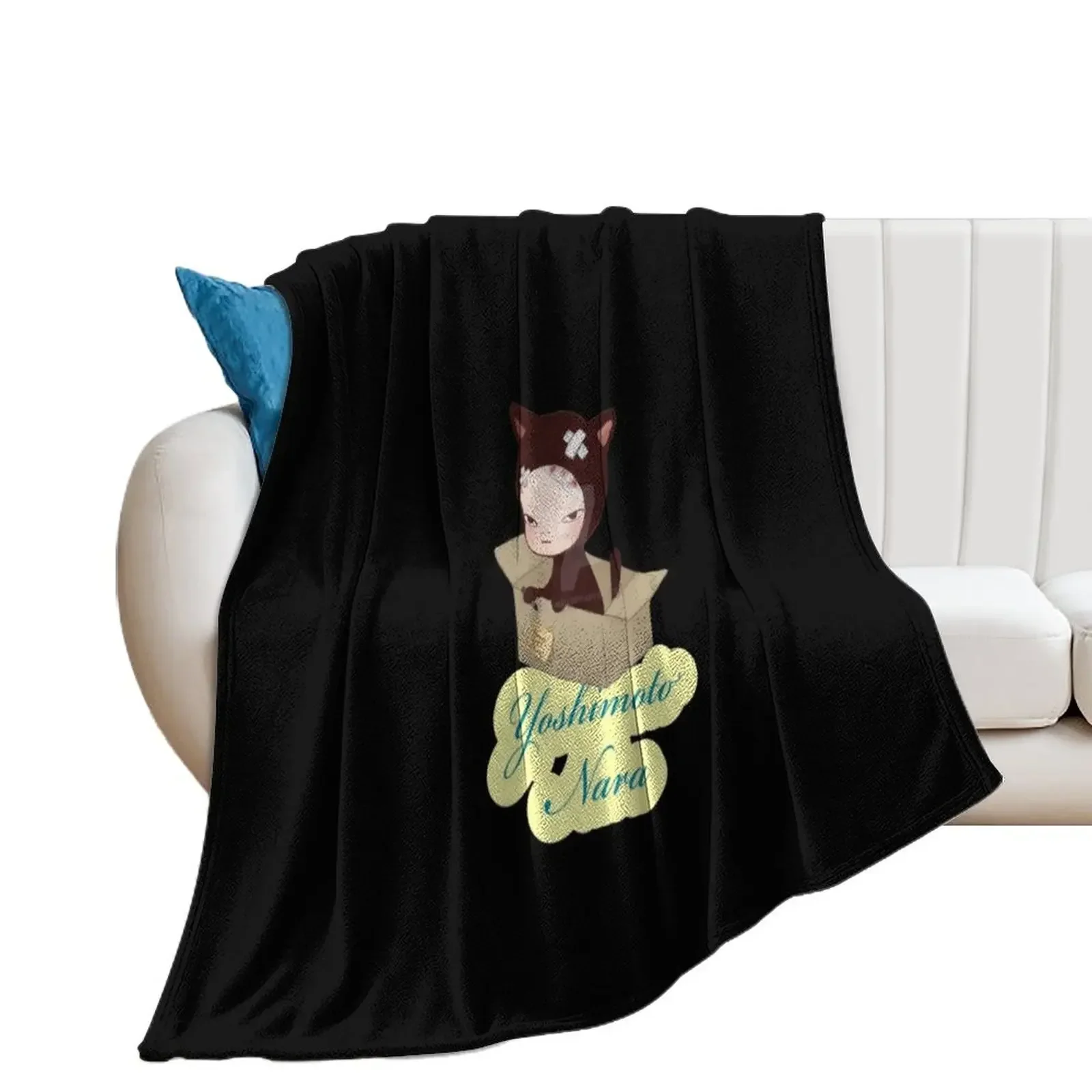 

yoshimoto nara Throw Blanket anime Soft blankets and throws Beach Blankets