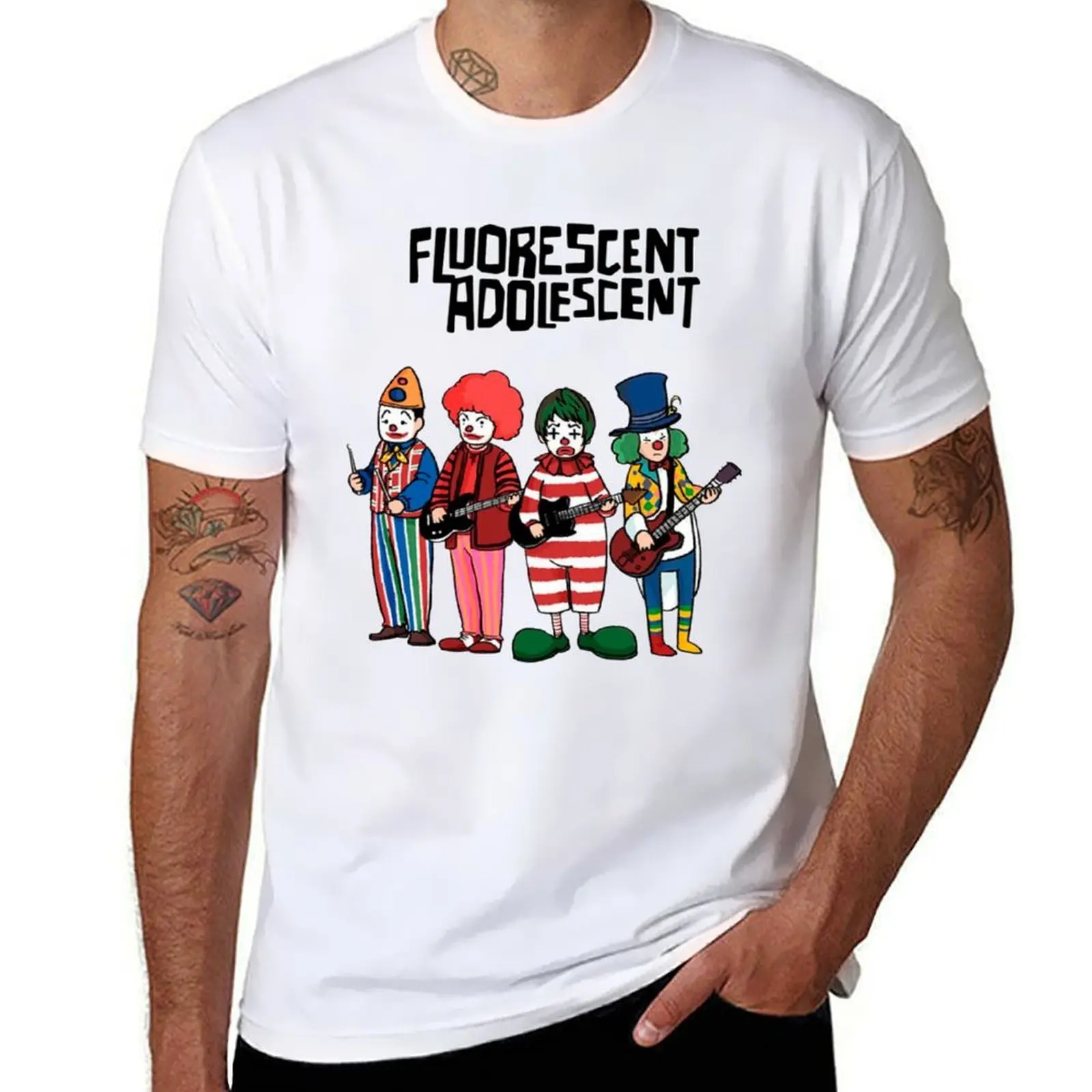 

Clowns - Fluorescent Adolescent - Arctic Monkeys T-Shirt black cotton t-shirt plain for man package t shirt personalised T-Shirt