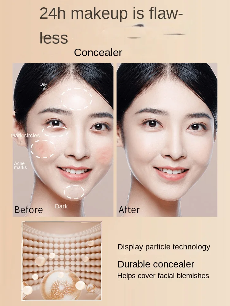 YY Skin Care Liquid Foundation Dry Skin Oily Skin Oil Control Long Lasting Smear-Proof Makeup Concealer