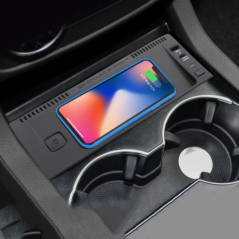 15W Car wireless charger fast mobile phone charger charging plate charging holder for Mercedes Benz W166 C292 X166 GLE GLS GL ML