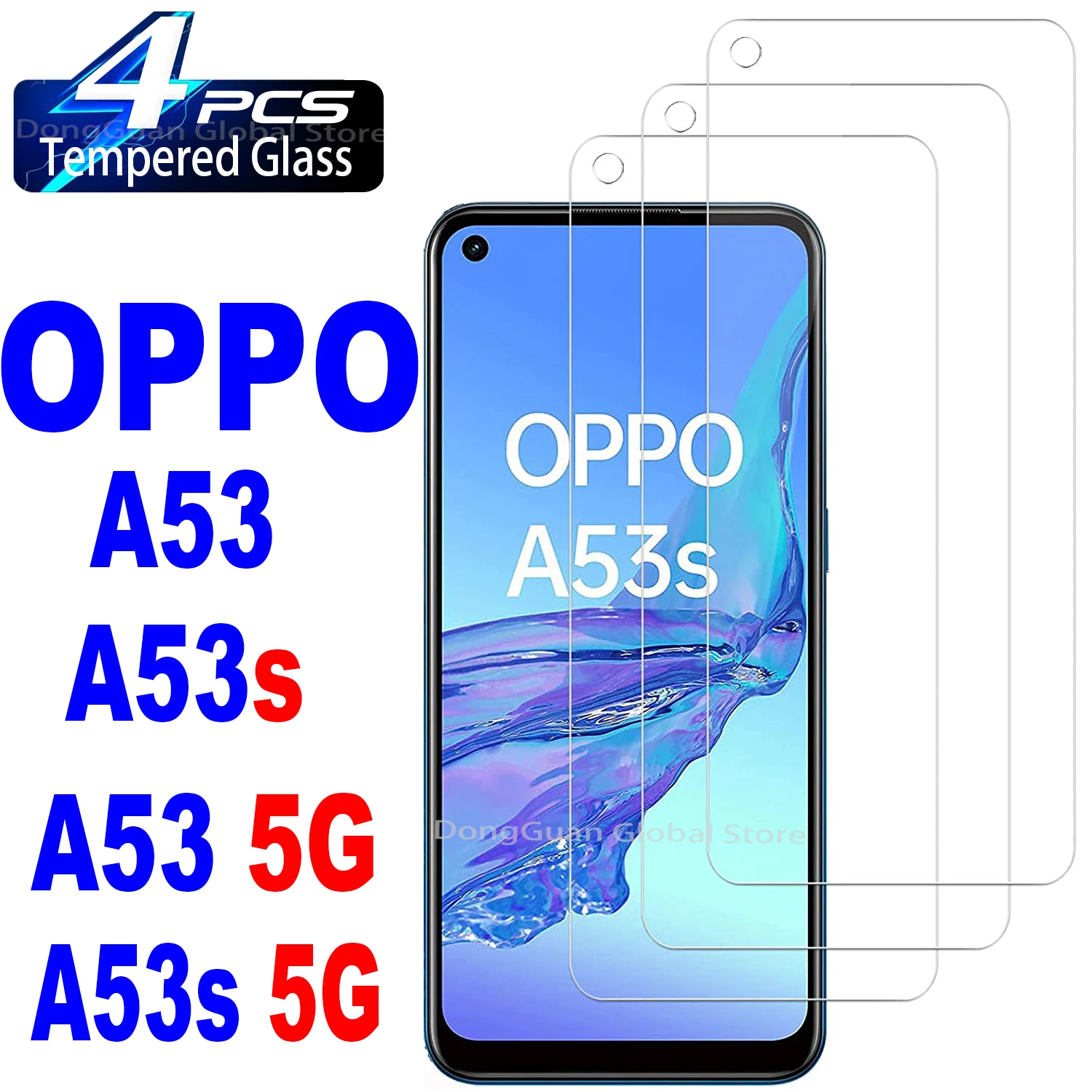 For OPPO A53 A53s 5G Tempered Glass Screen Protector Glass Film