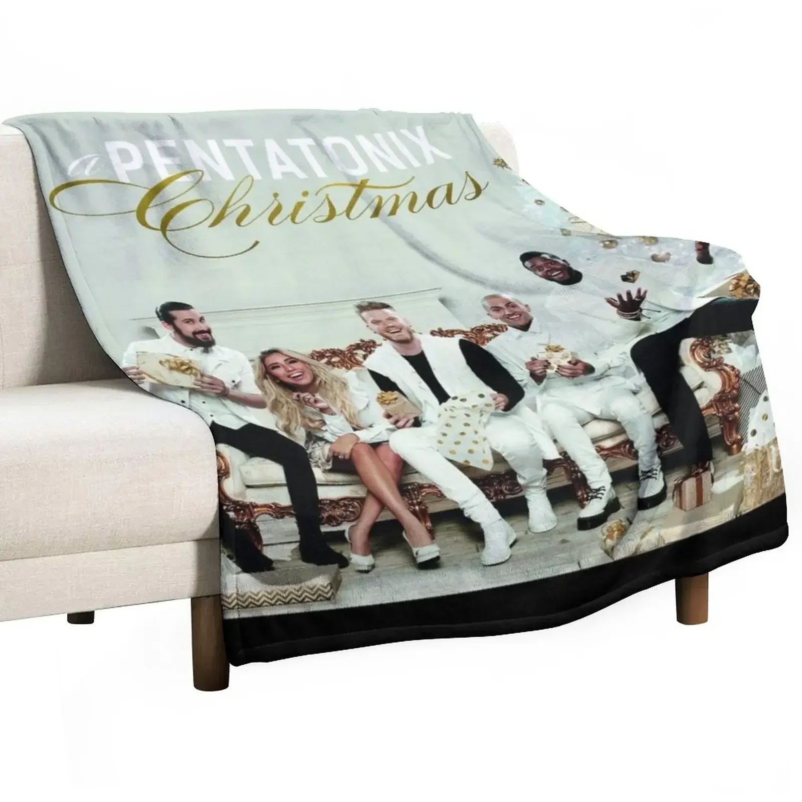 A Pentatonix Christmas Throw Blanket Bed covers Furrys Flannel Soft Plush Plaid Blankets