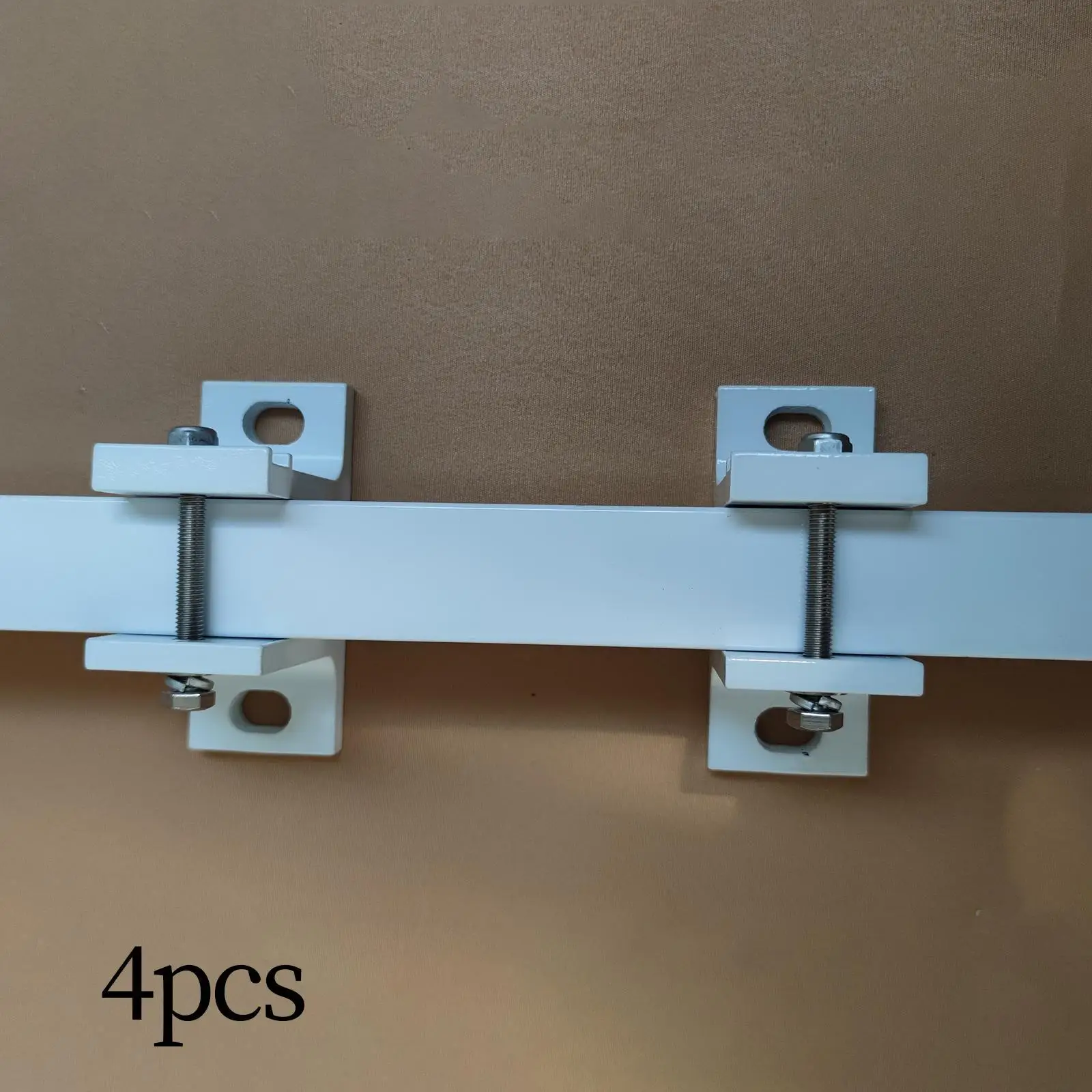 

4x Awning Mounting Bracket White Easy Installation Replace Parts Accessories Aluminum Alloy for Deck Yard Retractable Awnings