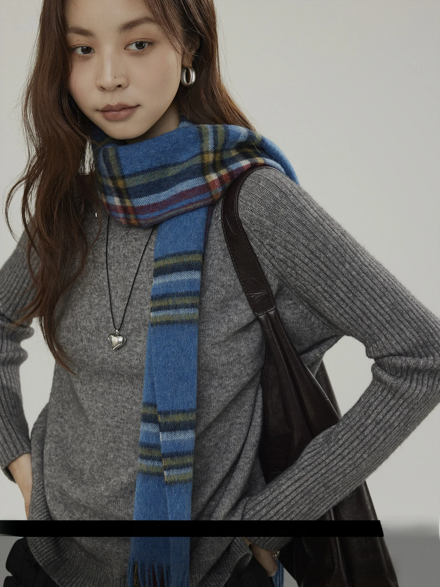 

Вязаный свитер Joli Choose с высоким воротником, повседневный, простой, осенне-зимний, модный топ свободного кроя с длинными рукавами и круглым вырезом