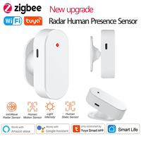 Tuya Zigbee Human Presence Detector Smart Life MmWave Radar PIR Motion Sensor with Luminance Distance Detect Monitor Breathing