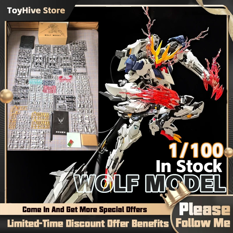 

В НАЛИЧИИ: Модель-конструктор Wolf Technology Wolf King Alloy Skeleton 1/100 Barbatos, сборная модель меха, набор для сборки, фигурка, игрушка, подарок