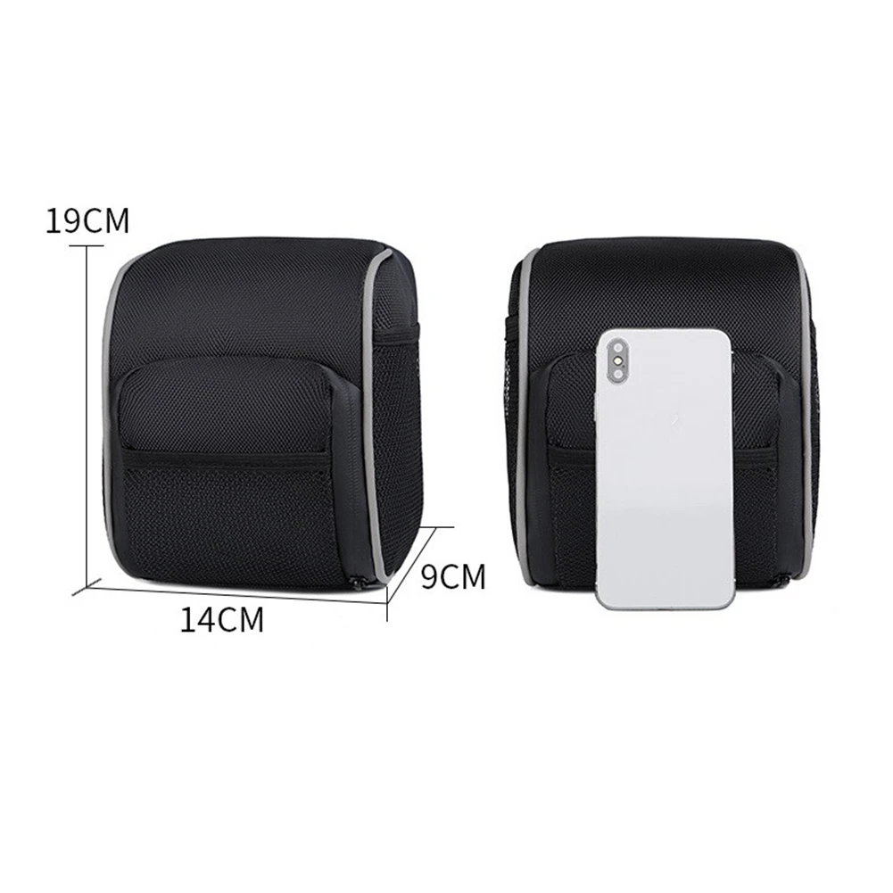 AA75-New حقيبة مقود الدراجة دراجة أكياس الإطار حقيبة بسلال مقاوم للماء متعددة الوظائف المحمولة حقيبة كتف ملحقات الدراجة