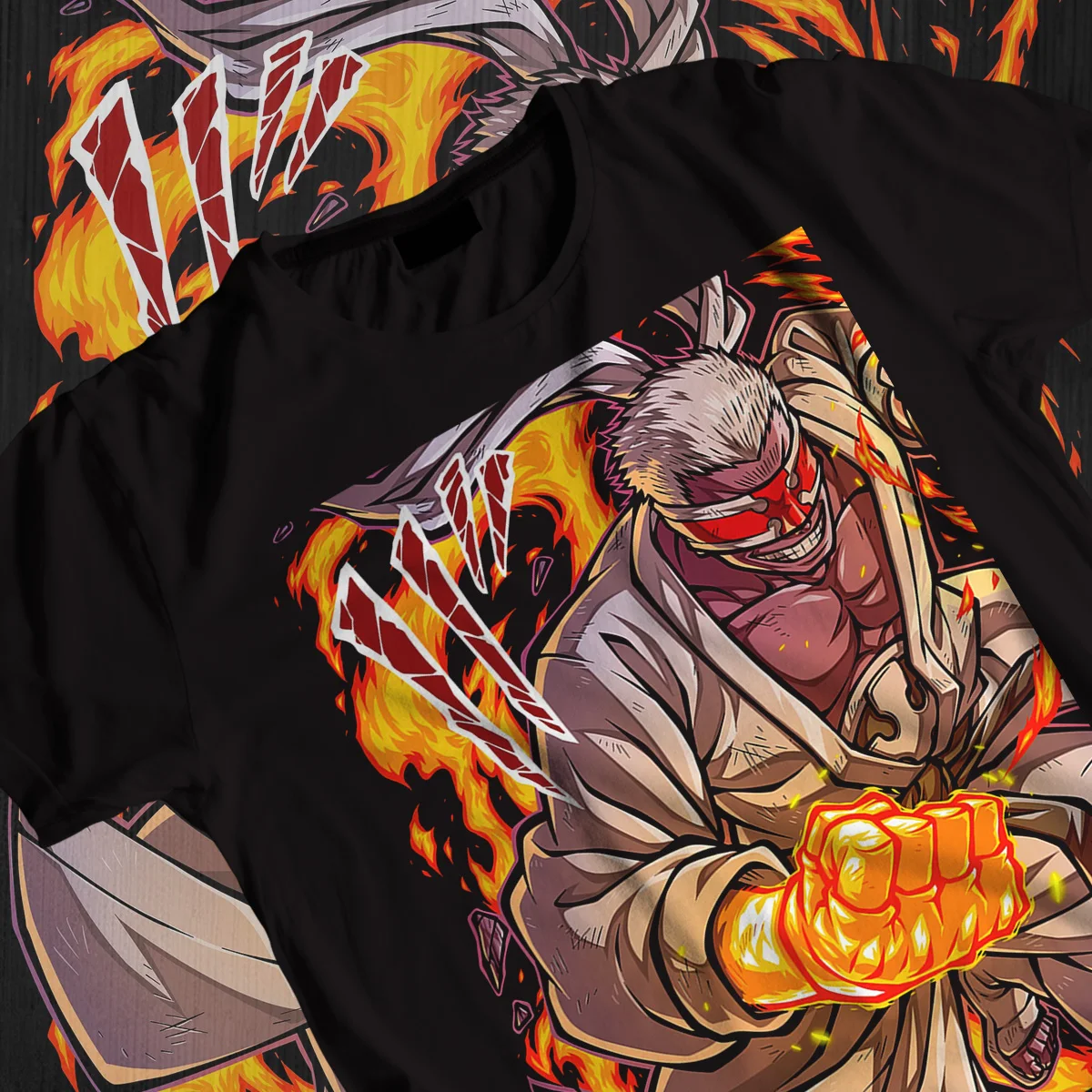 

Cyber School Anime Art Tee with Abstract Touch