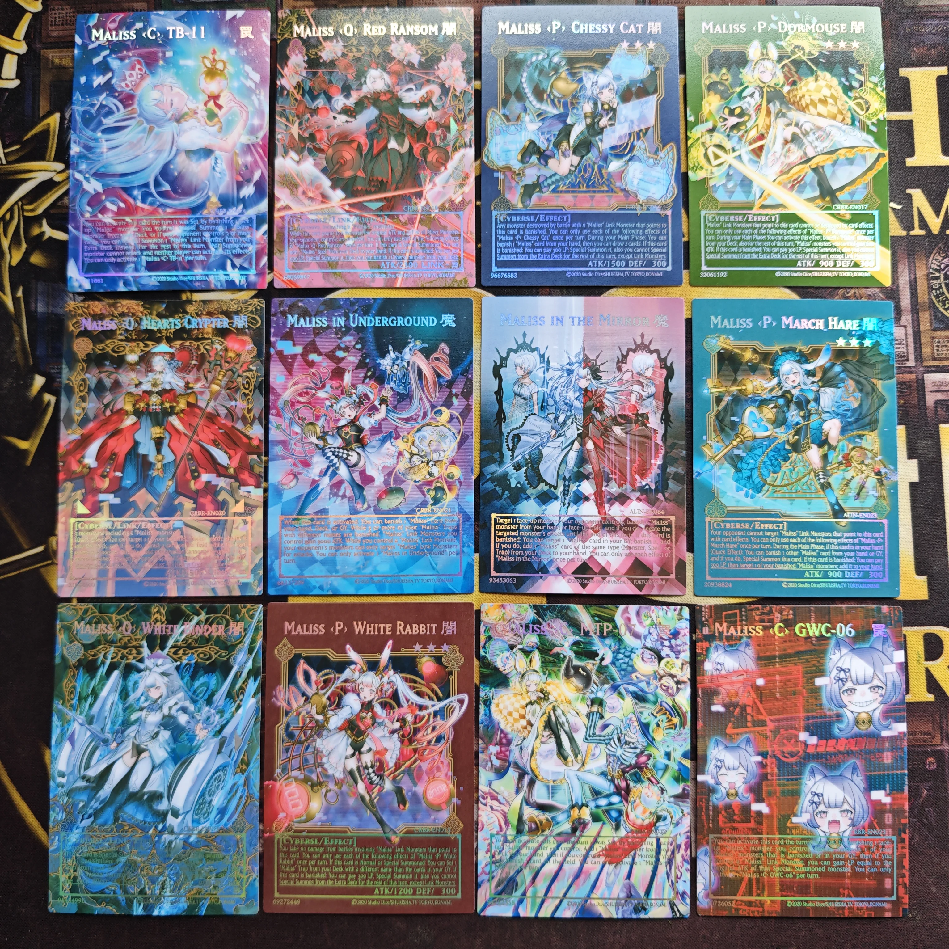 YuGiOh Maliss White Rabbit Game Collection DIY Full Picture 
